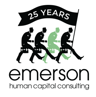 Emerson 25th anniversary logo